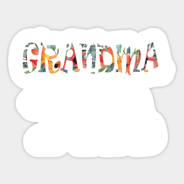 Grandma Bear Gift Idea Sticker by jonetressie